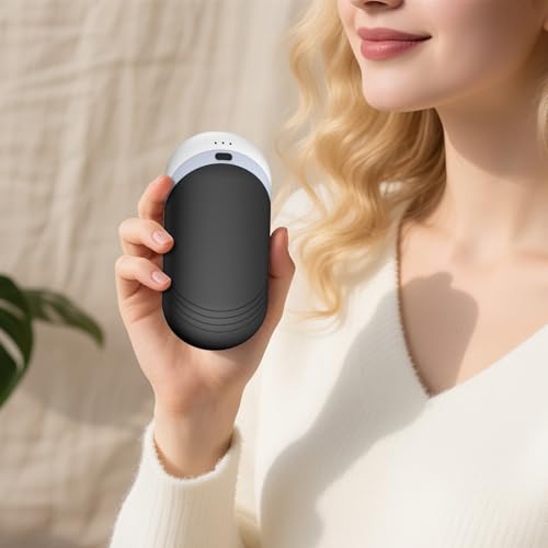 Hand Warmers Rechargeable [Double-Sided Heating] [Equipped with Heat-conducting Silicone][Comfortable] for Skiing Golf Hunting Hiking Outdoor Camping