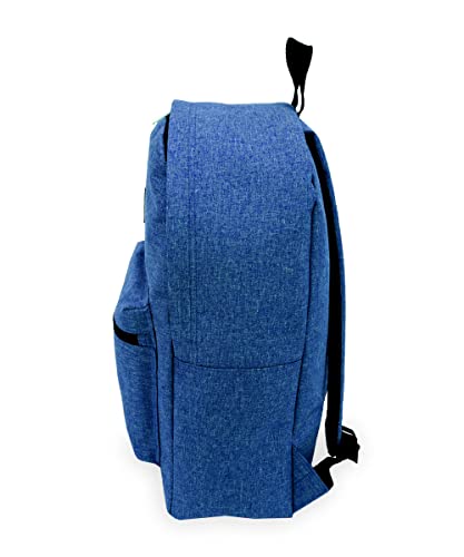 Everest Unisex-Adult's Basic Denim Backpack, Royal Blue, One Size