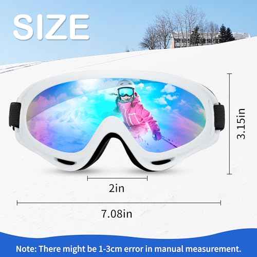 Ski Goggles Snowboard Ski Snow Windproof Dustproof Goggles Glasses Motorcycle Goggles Cycling Glasses for Men Women