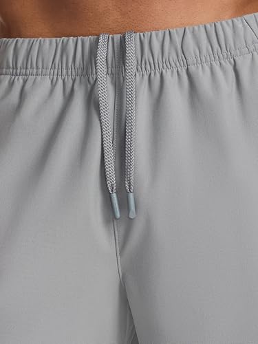 Reebok Men's Jumpstart 8-Inch Shorts - Large Grey, Lightweight Polyester