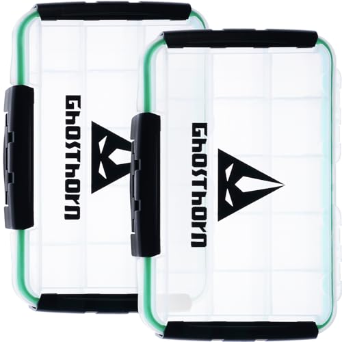 Ghosthorn Waterproof Fishing Tackle Box Organizer 3600 Lure Storage 2 Pack