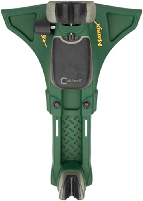 Caldwell Matrix Adjustable Ambidextrous and Adjustable Rifle, Pistol Shooting Rest for Range, Precision Shooting, Sight In and Stabilizing Shots, Green