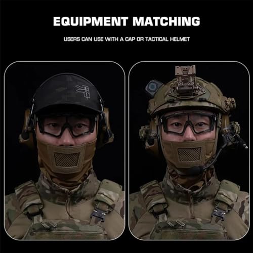 Balaclava Mesh Mask Breathable Tactical Mask Full Face Protection for Hunting Hiking Cycling