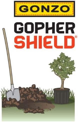 Gonzo 5007 4 Count Gopher Shield, 12 x 8