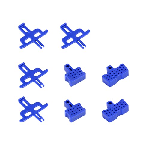 8PCS Bike Hydraulic Disc Brake Bleed Blocks & Spacer, Compatible with Shimano,Tektro,Trp,SRAM,Avid,Zoom and More,2/4-Piston Caliper Blocks for Universal Bike, Mountain/Road Bike