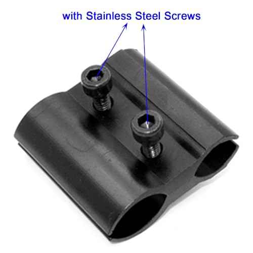 Adjustable Torch Bracket Clamp Flashlight Mount Holder with Stainless Steel Screws