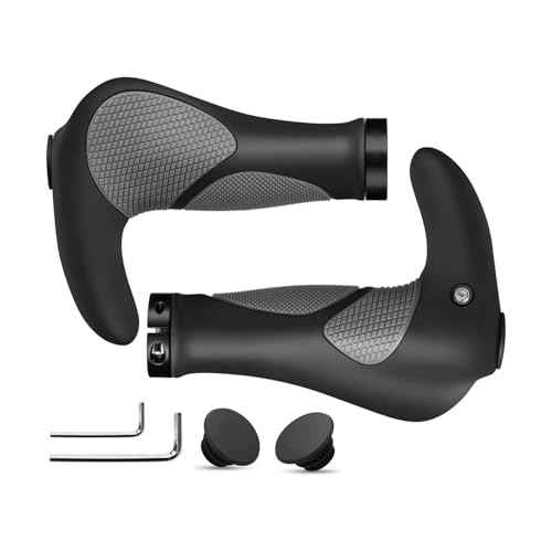 Mountain Bike Grips Bicycle Handlebar - Ergonomic Anti-Slip Design for MTB Grips Soft Gel Handlebar Grips Quality Bike Handle Grips