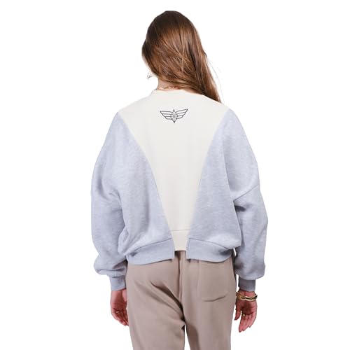 Women's WNBA Official Super Soft Showtime Crew Sweatshirt - Heather Gray Small - Vegas Aces