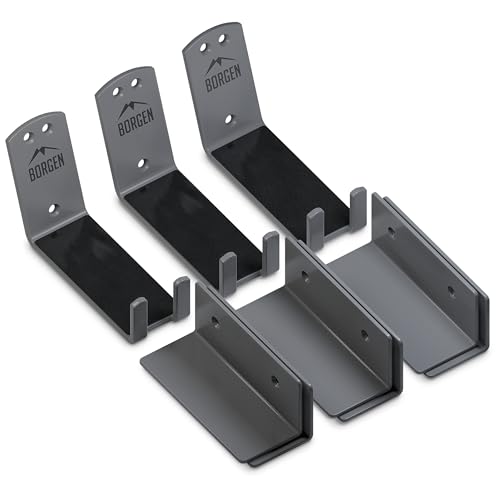 Wall Mount Pedal Hook for E-Bike & MTB - Grey Set of 3