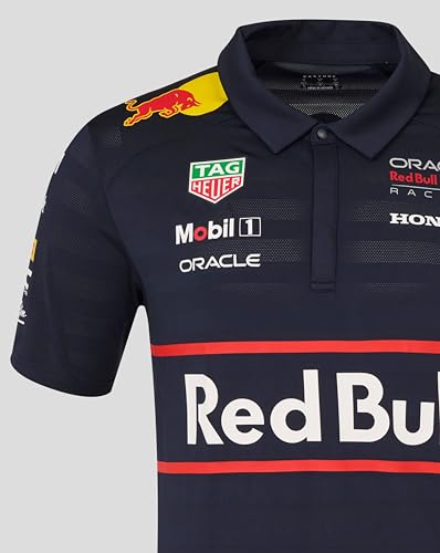 Castore Red Bull Racing F1 Men's Team Polo Shirt Large - 2025