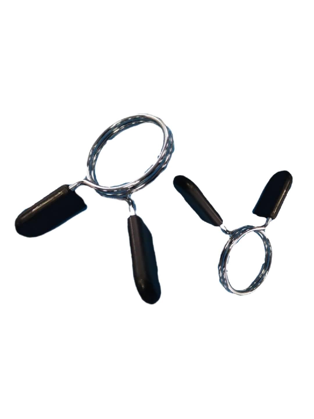 AKYEN Power Cage Accessory 2 Inch Spring Clip Collars for Weight Bar and Dumbbell Handles, Sold in Pair