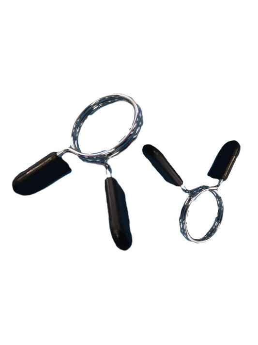 AKYEN Power Cage Accessory 2 Inch Spring Clip Collars for Weight Bar and Dumbbell Handles, Sold in Pair