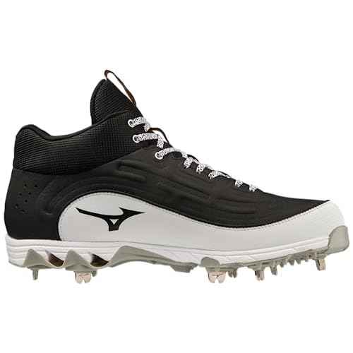 Mizuno Men's 9-Spike Ambition 3 Mid Baseball Cleats