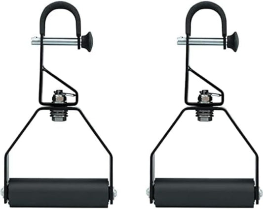 Yes4All Rotating Pull Up Handles for Pull Up Bar/Pull Up Grips/Barbell handles with Non-Slip & Foam Pad Grips - Twist Motion for Strength Training Workout