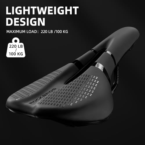 ROCKBROS Bike Seat Bike Saddle Comfortable Waterproof Ergonomic Design Bike Seat Cushion for City MTB Racing Bikes
