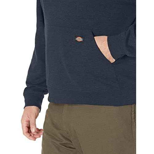 Dickies Men's Pullover Fleece Hoodie, Dark Navy, Large