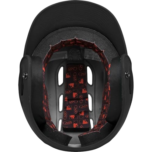Rawlings R16M Baseball Helmet Matte Black SR 6 7/8 - 7 5/8