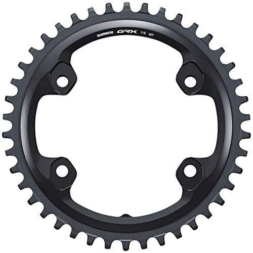 Shimano GRX RX810 Chainring - 42t, 110 BCD, 4-Bolt, 11-Speed, Black