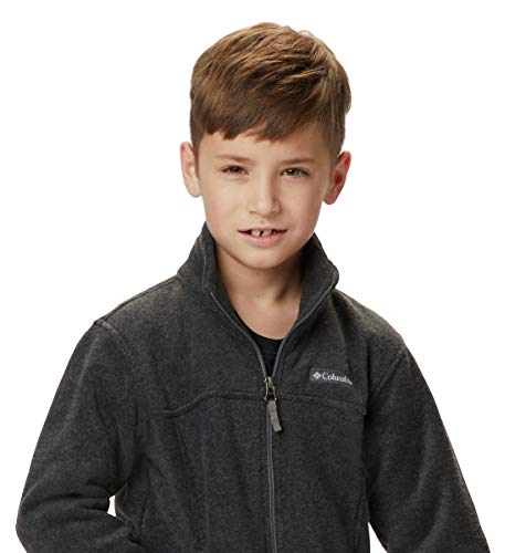 Columbia Youth Steens Mountain II Fleece Jacket - Large Charcoal Heather