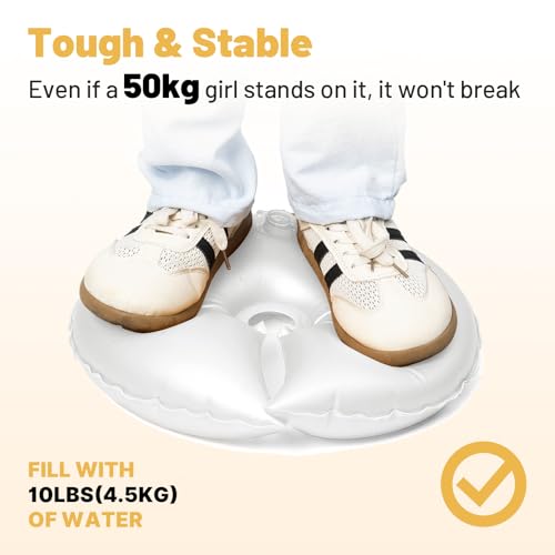2 Pack Water Weights for Balloon Arch Stand - Reinforced PVC, Large Capacity