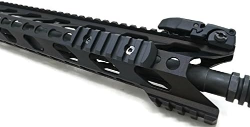7-Slot KeyMod Aluminum Picatinny Rail Section Accessory - Proudly Made in USA - Includes 2 KeyMods & 2 Screws