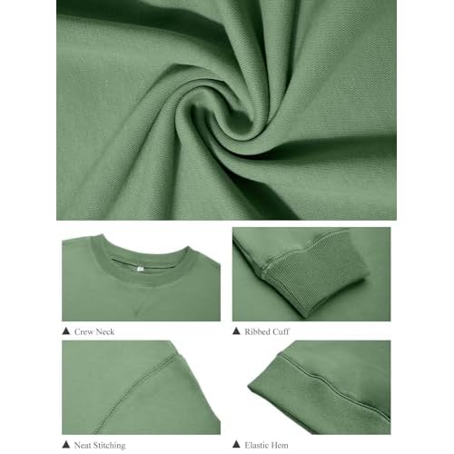 Womens Long Sleeve Sweatshirt Casual Crew Neck T Shirt Cute Pullover Tops Lightweight Loose Fit Sweater 2025 Fall Outfit