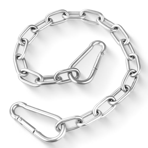 Heavy Duty Stainless Steel Chains - 25.8 Inch Adjustable Swing & Punching Bag Chain