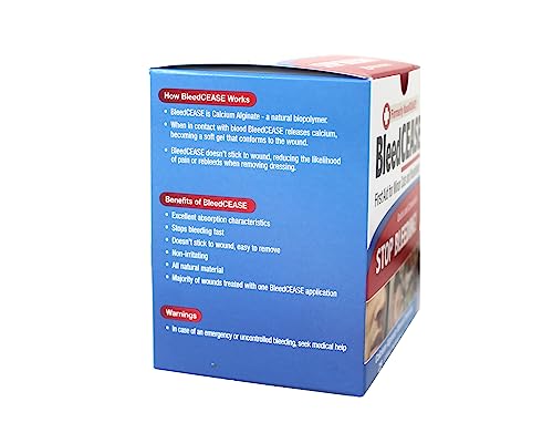 Stop Bleeding Hemostatic Polymer Nasal Packing 25 Count Pack