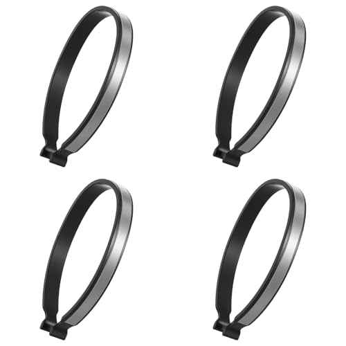 4Pcs High Reflective Cycling Trousers Clips, Safety Bicycle Elastic Ankle Cuffs Bands, Outdoor Recreation Cycling Trouser Clip Pant Leg Cuff Clip Reflective Gear for Riding Fishing Outdoor