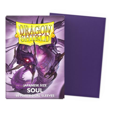 Dragon Shield Japanese Dual Matte Card Sleeves - Soul Purple, 1 Pack