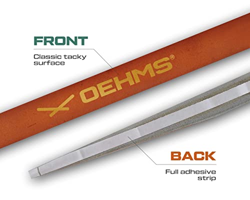Leather Tennis Grip Replacement with Adhesive - Brown, Made in Germany