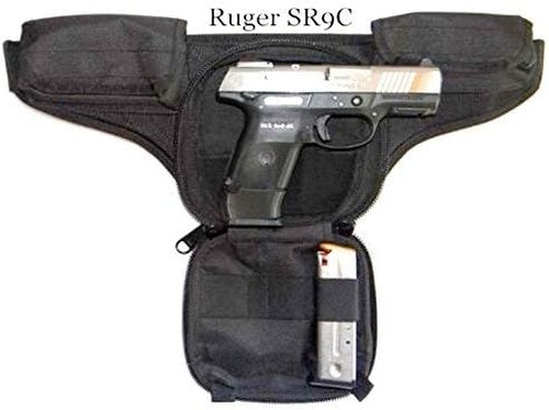 DTOM Law Enforcement Concealed Carry Fanny Pack CORDURA NYLON - Black
