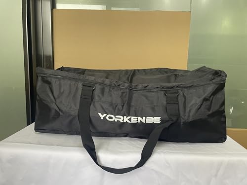 Yorkenbe Camping Tent Bag, 28x11 Inch Tent Storage Replacement, 1680D Heavy Duty Waterproof Zipper Travel Duffel Sports Equipment Bag, with Large Mouth and Padded Handles (1)