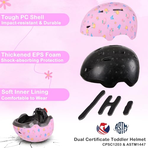 Toddler Helmet, Toddler Bike Helmet for Kids, Infant Baby Bike Helmets for Toddlers Age 1-3 for Bicycle Scooter Skateboard Helmets