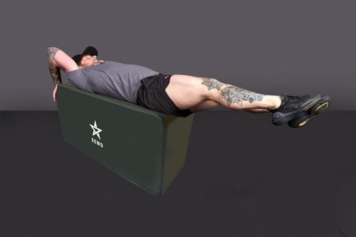 Pilates and Yoga Bench by SEWD – Portable Workout Bench for Full Body Exercise with Handle – Weight Training, AB Workout, Hip Thrust and Glute Training Home Gym Equipment (Flat Weight Bench)