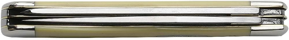 Case WR XX Trapper Folding Pocket Knife, Synthetic Handle with Carbon Steel Blades, 4 1/8 inches Closed