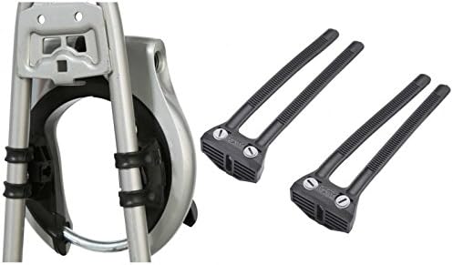 AXA ALA036 Unisex 55500395SC Flexible Mounting Strips Bicycle Frame Lock Black 10 x 4 x 4 cm
