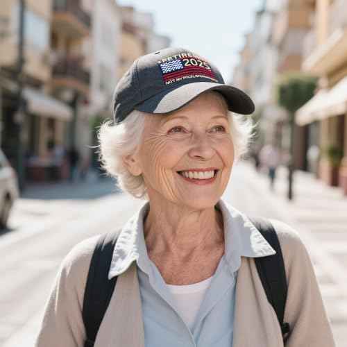 Retirement Hats 2025, Retirement Gifts for Women Men, Embroidered Retired 2025 Not My Problems Anymore Baseball Cap