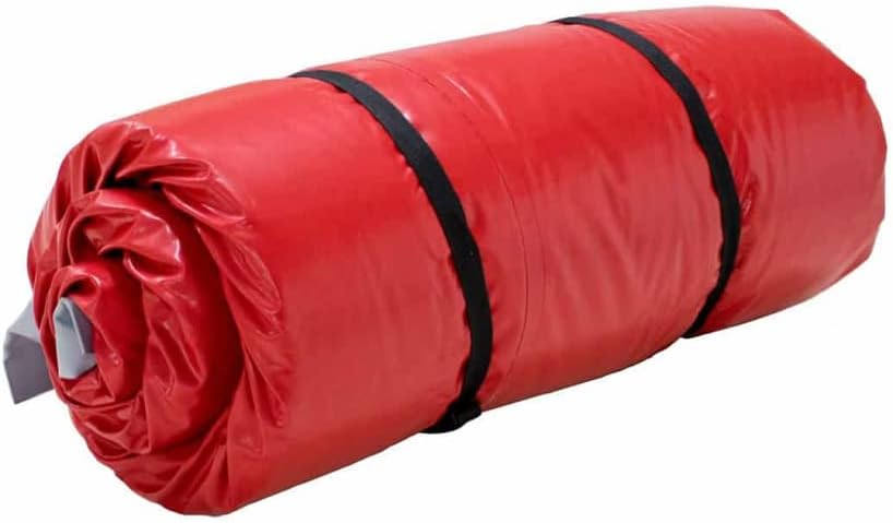 Outcast Sporting Gear Outdoor Recreation Camping Boating River Trip Soft Foam Cushion Sleeping Landing Pad, Red, 30"