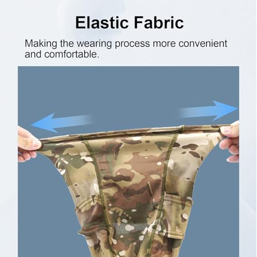 Balaclava Ski Mask for Men Women UV Protection Camo Face Cover - One Size, A16-6pc