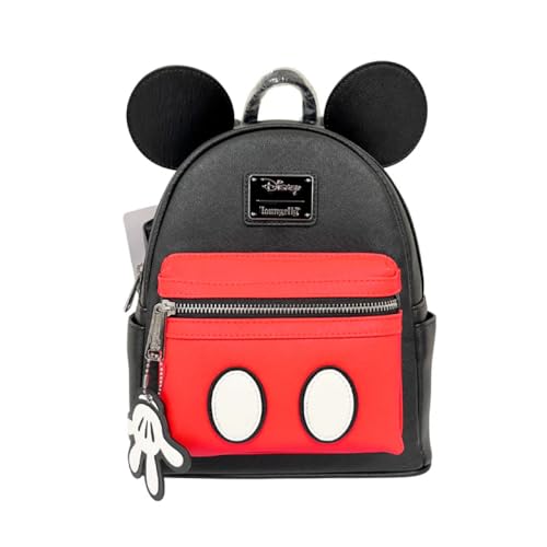 Loungefly x Mickey Suit Mini Saffiano Faux Leather Backpack