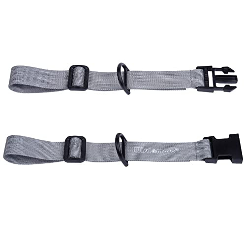 Wisdompro Gray Backpack Chest Strap with Quick Release Buckle - Heavy Duty