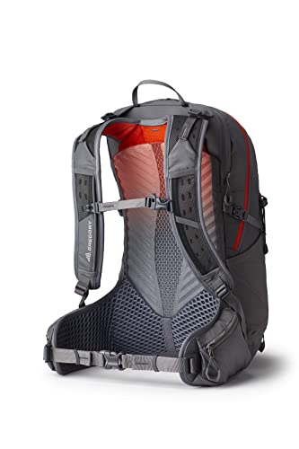 Gregory Maya 25L Women's Day Hiking Backpack, Ventilated Backpanel, Built-In Hydration Attachment for Water Bladder (Reservoir Not Included), One Size Fits All, Sunset Grey