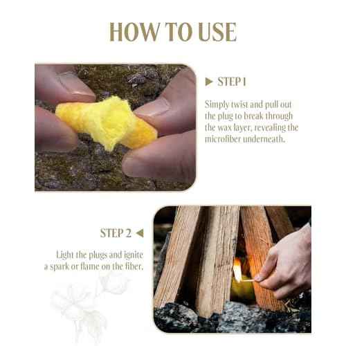 Fire Plugs Fire Starters - Windproof Fire Starter for Campfires Long Brun Time - Fire Starters for Fireplace,Chimney,BBQ Grill,Camping Fire,Wood Stove - Emergency Survival Tools 24pcs