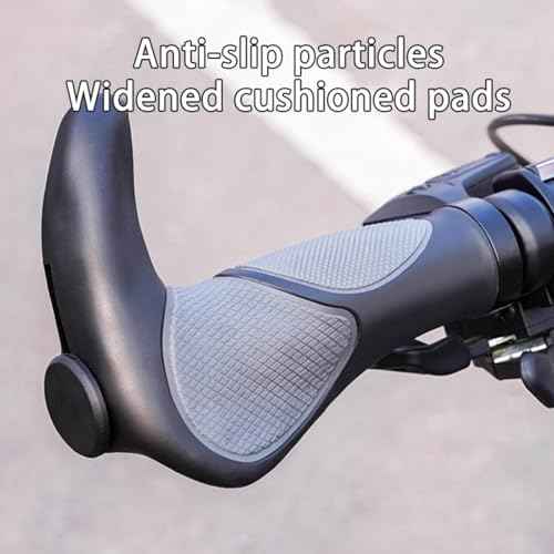 Mountain Bike Grips Bicycle Handlebar - Ergonomic Anti-Slip Design for MTB Grips Soft Gel Handlebar Grips Quality Bike Handle Grips