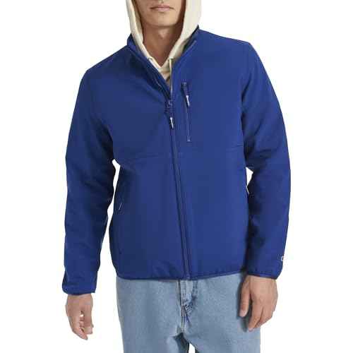 Champion mens Lightweight Active Soft Shell Jacket With Stand Collar