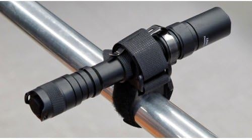Two Fish Lockblocks Flashlight Holder , Black