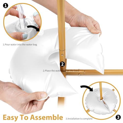 2 Pack Water Weights for Balloon Arch Stand - Reinforced PVC, Large Capacity