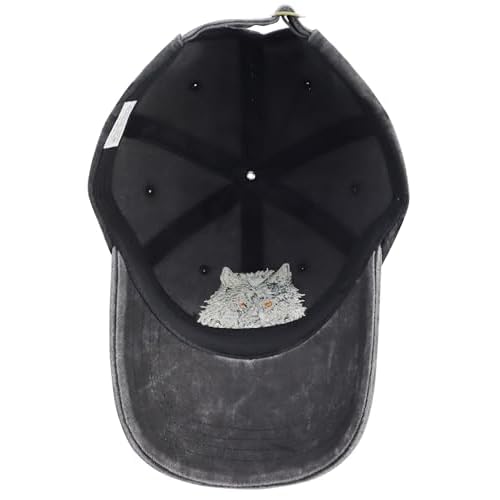 Unisex Adjustable Animal Hat for Men Women, Classic Cotton Wild Animals Embroidered Baseball Cap