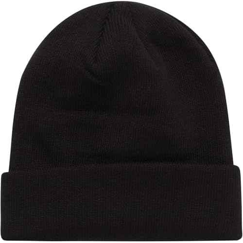Hurley Men's Winter Hat - Icon Knit Cuffed Beanie for Men - Skull Caps for Men